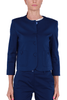 GIACCA DONNA CORTA ELEGANTE BLU