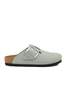 SANDALO DONNA BOSTON IN PELLE NUBUK VERDE