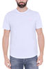 T-SHIRT UOMO CON RICAMO FLUO BIANCO