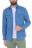 CAMICIA JEANS WESTERN BLU