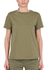 T-SHIRT CON RISVOLTO MANICHE VERDE