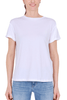 T-SHIRT CON RISVOLTO MANICHE BIANCO