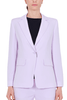 GIACCA BLAZER MONOPETTO IN TESSUTO FLUIDO LILLA