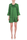 VESTITO CORTO IN TWILL VERDE