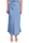 GONNA LUNGA IN RASO AZZURRO