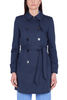 TRENCH DONNA DOPPIOPETTO CON CINTURA BLU