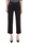 PANTALONE CHINO CROPPED IN COTONE STRETCH NERO