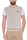 T-SHIRT GIROCOLLO IN MAGLIA CON TASCHINO BEIGE