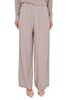 PANTALONE A PALAZZO IN CRÈPE DI VISCOSA BEIGE