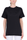 T-SHIRT GIROCOLLO CON LOGO RICAMATO NERO