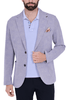 GIACCA BLAZER UOMO IN COTONE STRETCH LILLA