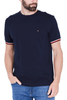 T-SHIRT IN MICRO PIQUET STRETCH BLU