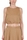 TOP SMANICATO IN POPELINE STRETCH CAMMELLO