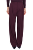 PANTALONE A PALAZZO IN MISTO LANA BORDEAUX