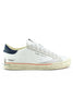 SNEAKERS BASSA DETTAGLI IN SUEDE E PELLE BIANCO