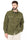 GIACCA CAMICIA UOMO IN VELLUTO A COSTE IMBOTTITA VERDE