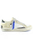SNEAKERS BASSA UOMO IN PELLE E SUEDE BEIGE