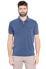 POLO IN COTONE BLU