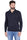 MAGLIONE QUARTER ZIP IN COTONE BLU SCURO
