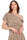 TOP MONOSPALLA DRAPPEGGIATO MARRONE