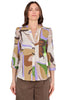 CAMICIA FANTASIA IN COTONE MULTICOLOR