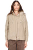 GIACCA LEGGERA CON CAPPUCCIO BEIGE