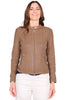GIACCA IN VERA PELLE MARRONE