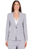 BLAZER MONOPETTO DAL TAGLIO SARTORIALE GRIGIO