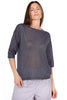 MAGLIA LEGGERA CON MANICA 3/4 GRIGIO