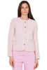 GIACCA IN TWEED CON BOTTONI GIOIELLO ROSA