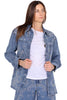 CAMICIA CON STAMPA PAISLEY IN DENIM