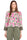 CAMICIA CROPPED CON STAMPA FLOREALE MULTICOLOR