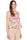 TOP SMANICATO FLOREALE CON BALZA MULTICOLOR
