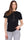 T-SHIRT IN PURO COTONE CON STAMPA EIFFEL NERO