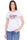T-SHIRT IN COTONE CON LOGO FLOREALE BIANCO