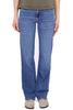 JEANS ELASTICIZZATO A GAMBA DRITTA IN DENIM