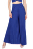 GONNA PANTALONE PLISSÈ ELEGANTE BLU