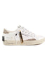 SNEAKER CON DETTAGLI GLITTER ORO BIANCO