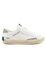 SNEAKER CON DETTAGLI GLITTER ARGENTO BIANCO