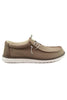 MOCASSINO SLIP-ON IN TESSUTO TECNICO ULTRA COMFORT MARRONE