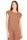 T-SHIRT DONNA IN COTONE CON TASCA APPLICATA MARRONE
