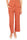PANTALONE DRITTO IN MISTO VISCOSA E LINO TERRACOTTA