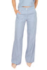 PANTALONE PALAZZO SARTORIALE IN LYOCELL E LINO CELESTE