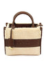 BORSA TOTEM SHEARLING E ECOPELLE BEIGE