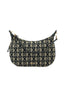 BORSA HOBO JACQUARD LOGO NERO