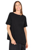 T-SHIRT IN COTONE STRETCH NERO