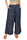 PANTALONE DONNE PALAZZO DENIM COTONE 100% BLU