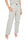 PANTALONE DONNA GAMBA DRITTA IN COTONE 100% GRIGIO