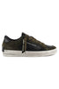 SNEAKER IN PELLE E SUEDE VERDE