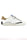 SNEAKER CON DETTAGLI TORTORA IN PELLE BIANCO